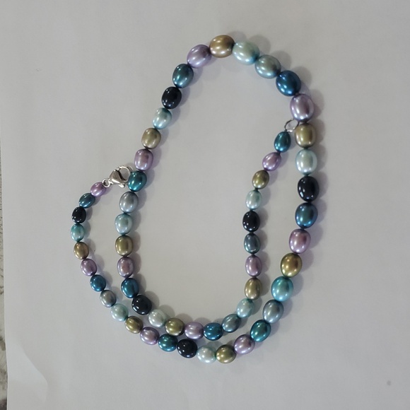 Honora Spring Colored Freshwater Pearl Sterling Necklace - Picture 9 of 15